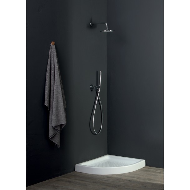 SHOWER TRAY SQUARE PORCELAIN 80X80